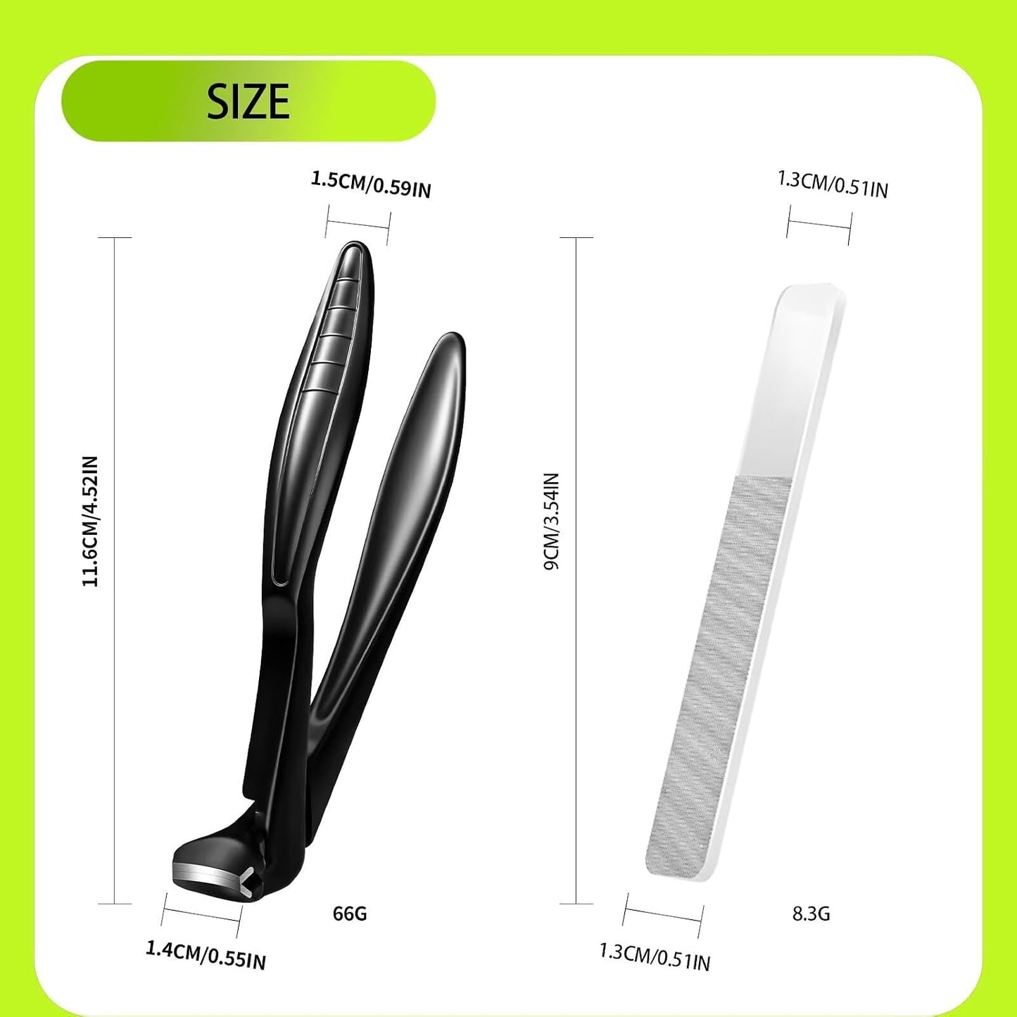 Upgraded 2026 Longer Handle Nail Clippers for Seniors and Elderly for Thick Nails Lock Buckle Anti-Slip Heavy-Duty Large Opening Angled Curve Toenail Clippers with Catcher